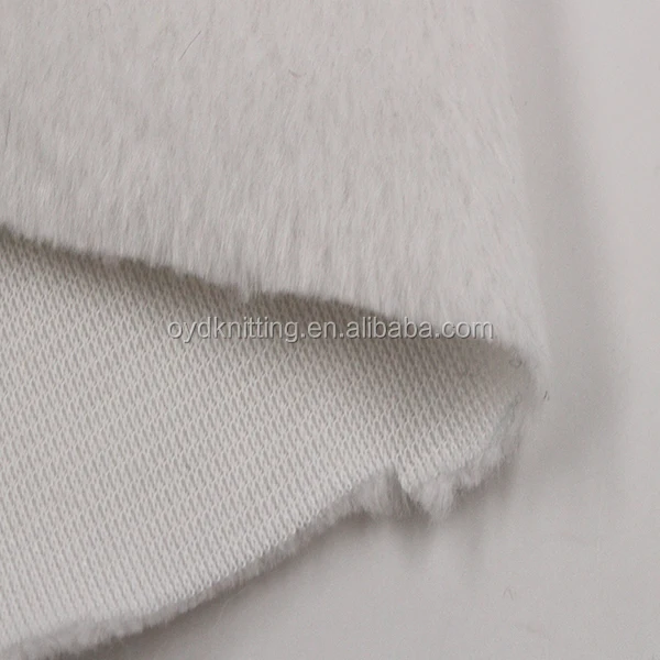 Grey/Dark Blue 2.5mm Velboa/Velvet Fabric Lining Material Solid Short Pile/Hair Velboa
