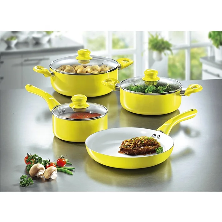 ECO-Friendly Pressure+Cookers coocking ware set nonstick With bakelite Handle