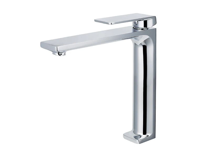 European design kaiping manufacturer chrome water taps tall basin mixer faucet for bathroom