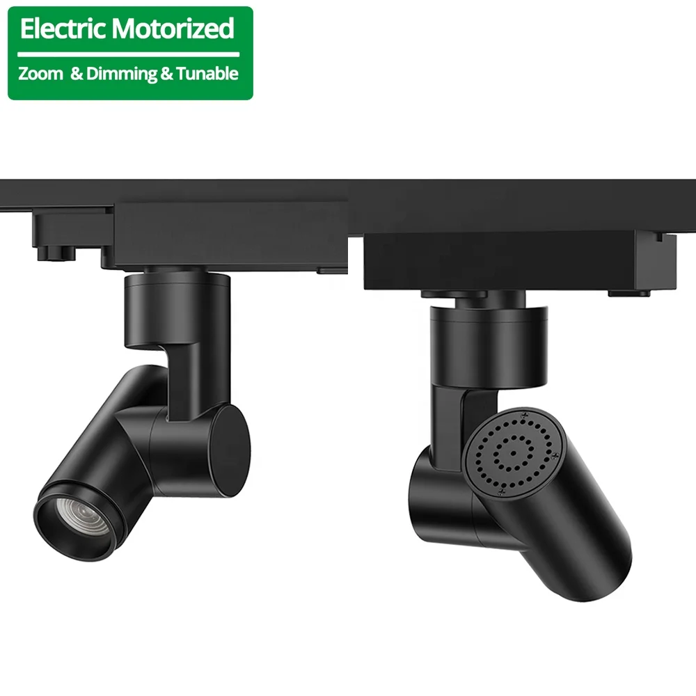 Remote Motor Control Track LED Light Dali Dimming Remote Control Zoomable Adjustable Track Light Motorized