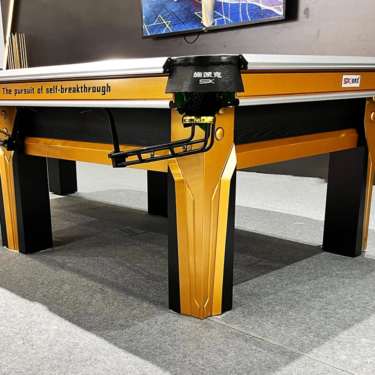 Modern Designs Indoor Special Legs Sports Craft Ready To Buy Pool Table Natural Stone Tops