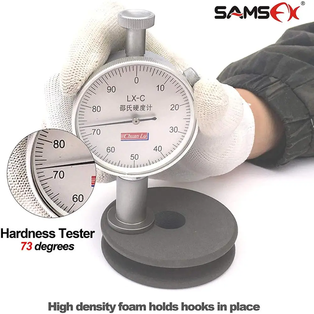 SAMSFX Die Cut EVA Foam Round Rig Winder Spools Fishing Line Accessories for Tippet Holder 5 Pieces in Pack