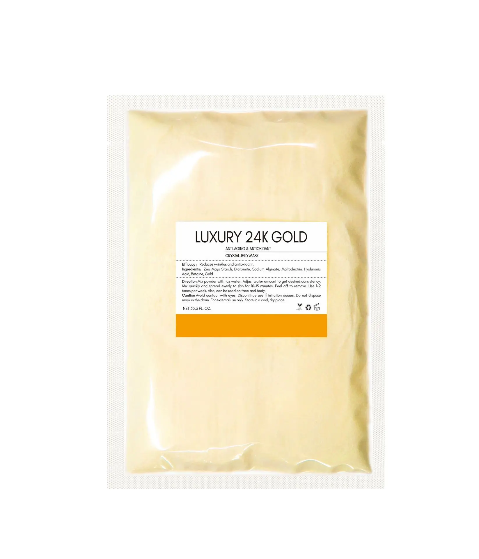 LYW OEM/ODM 1000g Facial Treatment Nourishing Collagen Jelly Mask Anti-Aging Crystal Mask Powder Anti-Wrinkle Powder Mask