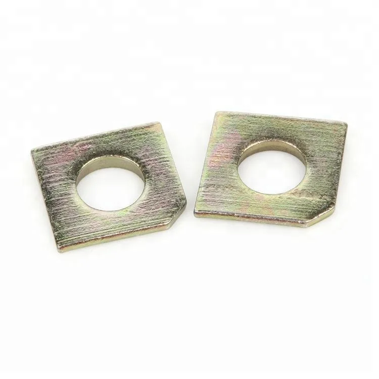 GB853 Square Plate Washers Dock flat square plate washer Square Taper Washers For Slot Section
