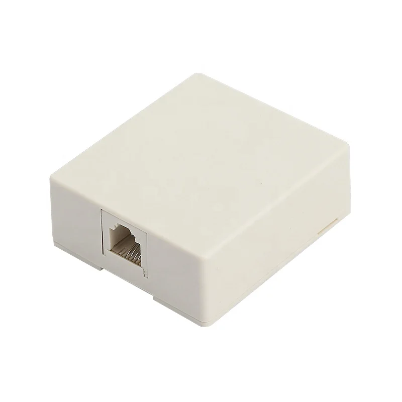 55*50*22 мм ABS один порт 6P6C поверхностное крепление RJ11