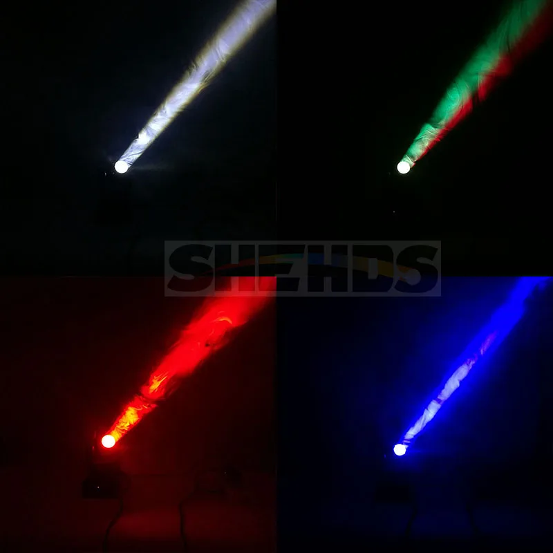 SHEHDS Mini LED Spot Beam RGBW 10W Lighting Moving Head Light for Church Theater
