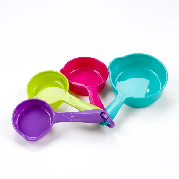 Hopesun Best Selling Products Wholesale 8 Pcs Colorful Mix Measuring Cups And Spoons