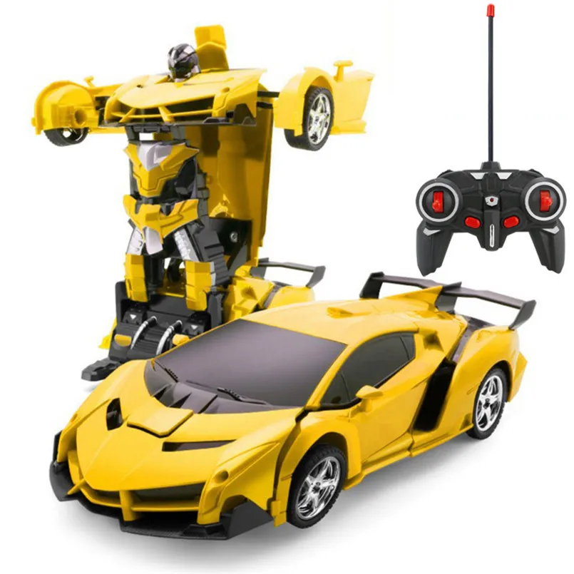 2024 New Remote Control Robot Cars Electric RC Transformation Robots Kids Deformation Christmas Gifts Toy  Car Transform
