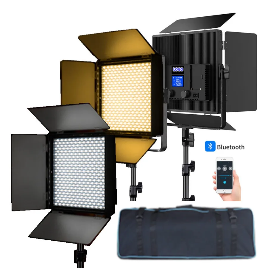 3 Packs Photographic Lighting Studio Light LED Vlogging Video Light Kit for Tik Tok YouTube Camera Makeup Beauty Live Streaming