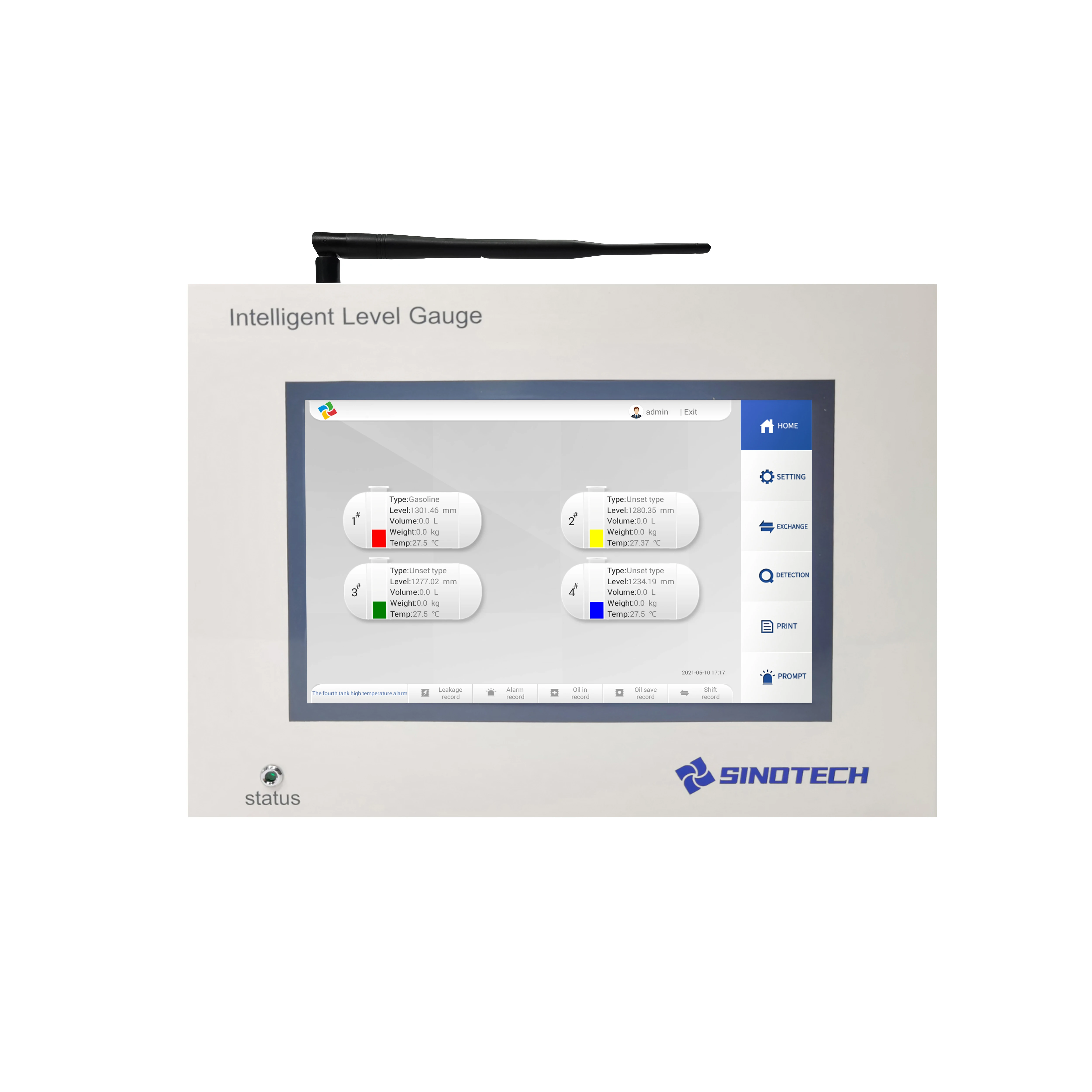 High Performance Gas Tank System ATG for Petrol Service Equipment Automatic Tank Level Gauge Gas Station System