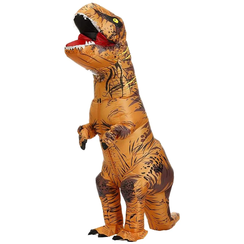 Высококачественный надувной костюм Tyrannosaurus Rex праздничный тематический на Хэллоуин карнавал новый год 2024 динозавр