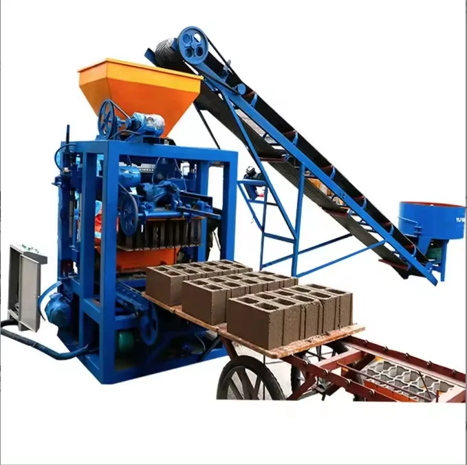 Machine Brick Block Machine Manual Qmr 2-45 Big Capacity Paving Block Making Machine Manual Press Brick Cement Molds Concrete Mo