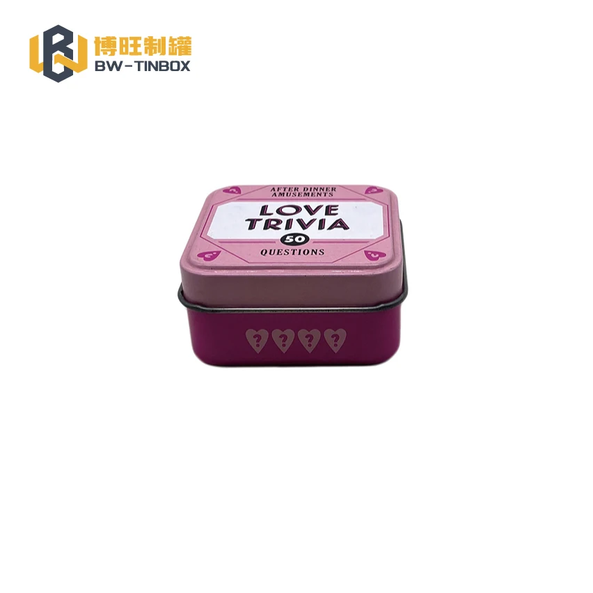 Custom cookie tin can caned food tin packaging metal boxes embossed cookie tin jars