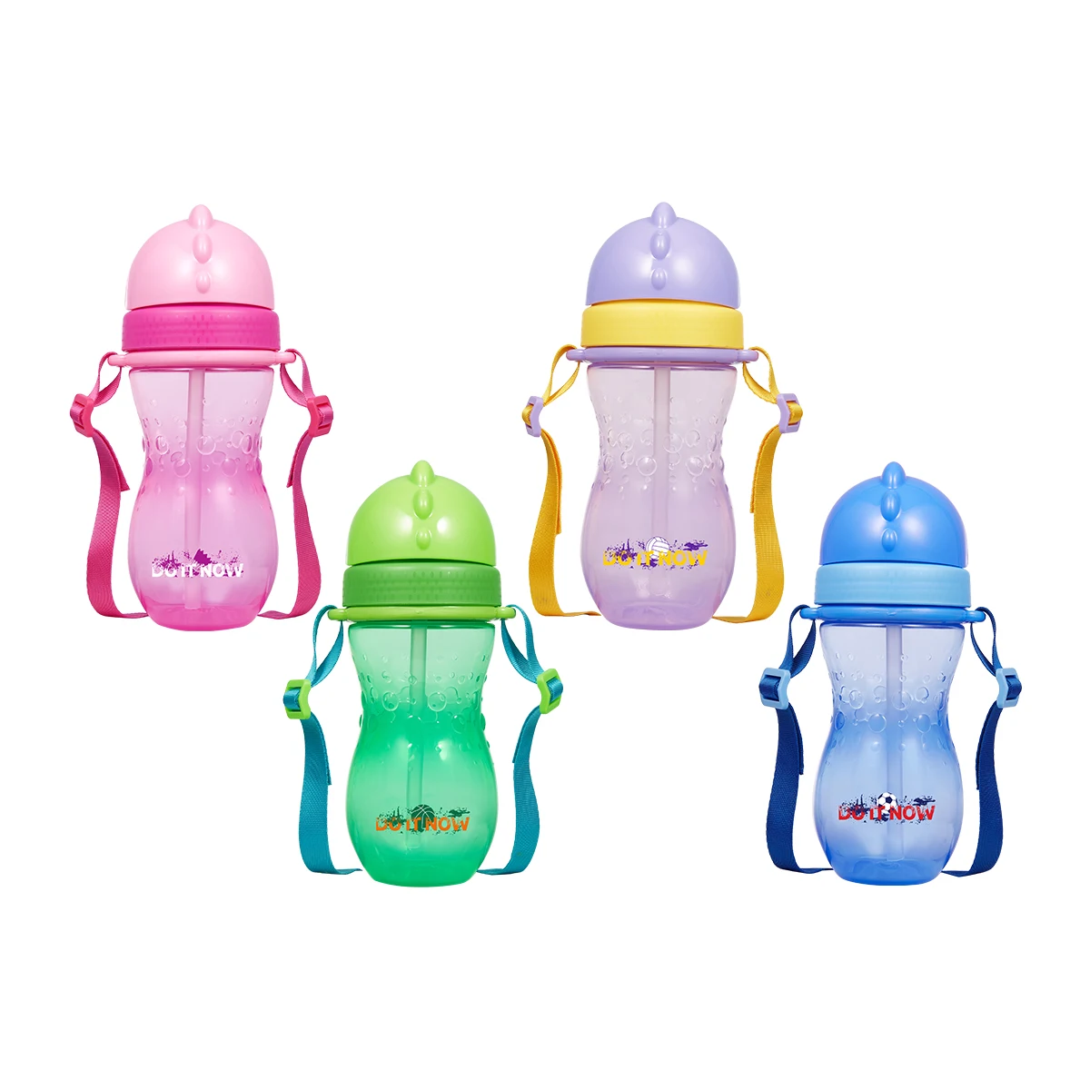 Bpa Free Wholesale Non-spill 420ml Baby Training Cup Baby Water Bottle With Straw For Kids