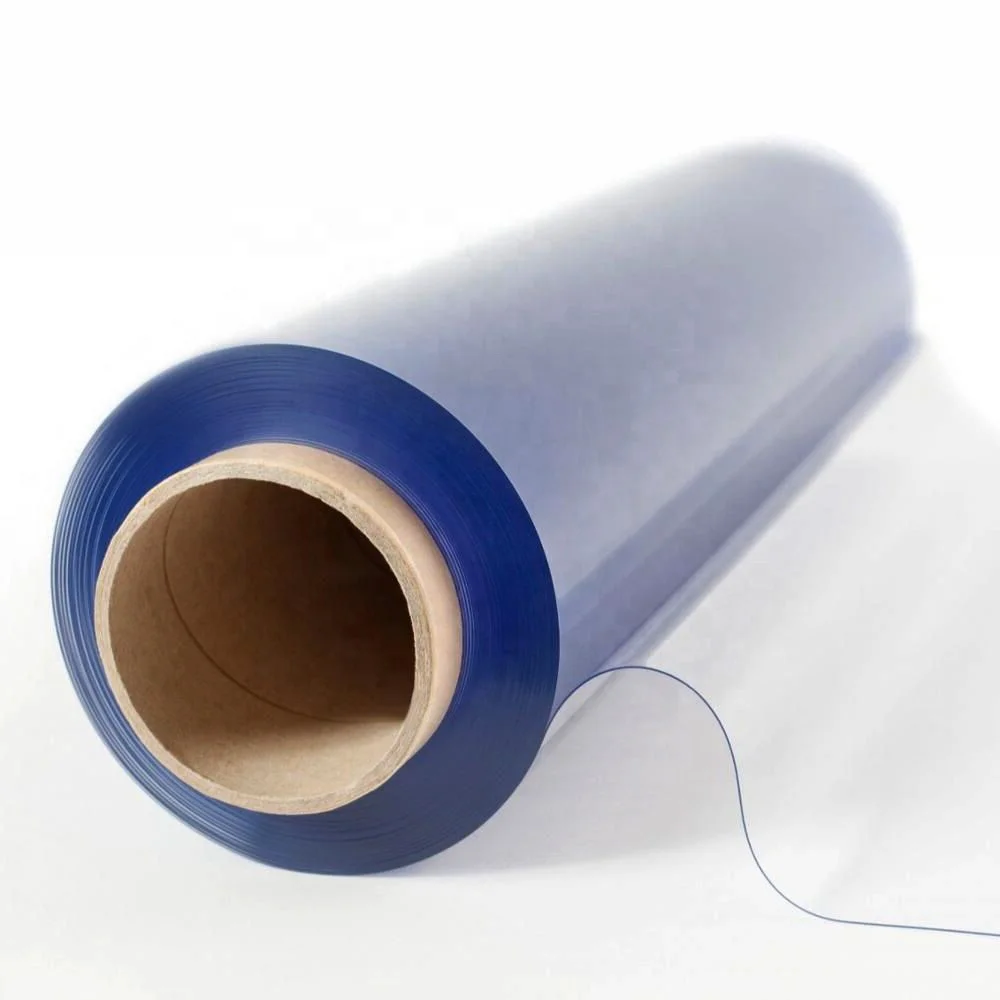 
High quality customized zipper bag soft flexible PVC soft film plastic transparent PVC roll film material 