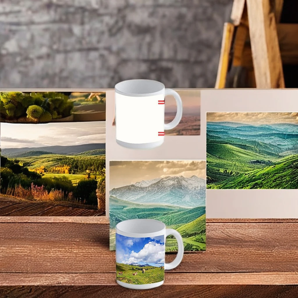 Wholesale Products Personalized 11-ounce Ceramic White Sublimated Blank Ceramic Coffee Cups