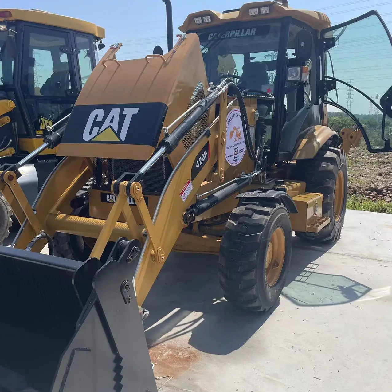New Arrival used Caterpillar 420F Backhoe Loader used Cat 420f second hand loaders with high quality for sale