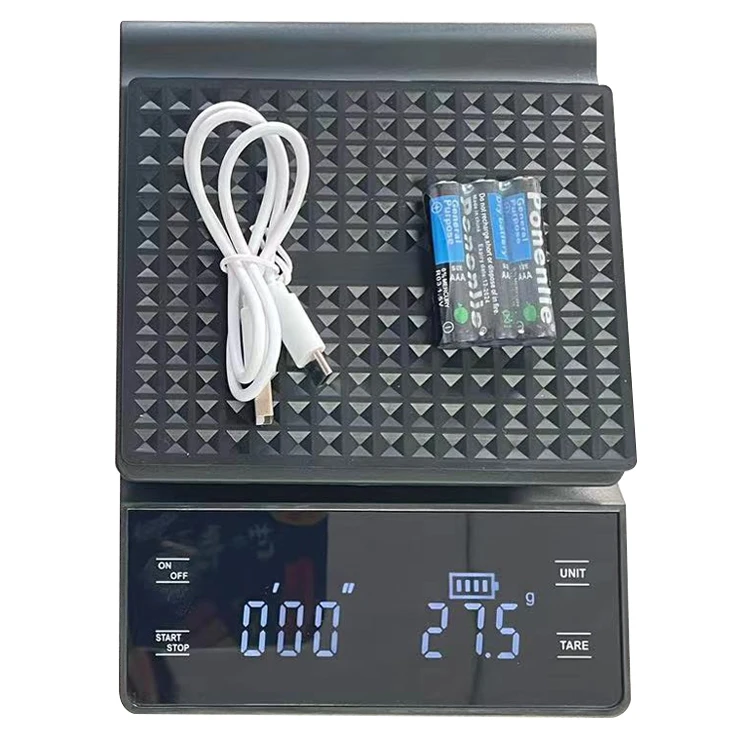 New Big   Touch Screen Electric Kitchen Food Coffee Weight Scale  3000g /0.1g with type C charging