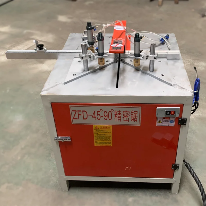 Hot Sale Woodworking Machinery Pneumatic Circular Saw Machine 90 Degree 45 Degree Vertical Aluminum Alloy Cutting Machine