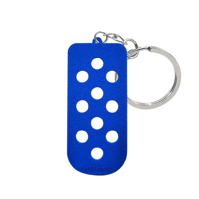 PVC Keychain EVA Key Chain Shoe Charms DIY Creative Soft  Shoe Decoration Installed On Key Ring Personality