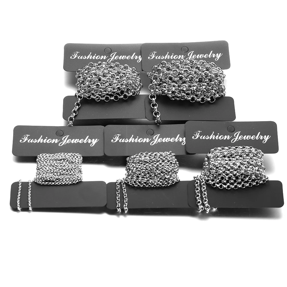 High Quality 18K Gold Plated Cuban Link Chain Necklaces Stainless Steel Chain For Jewelry Making Jewelry Accessories Supplies