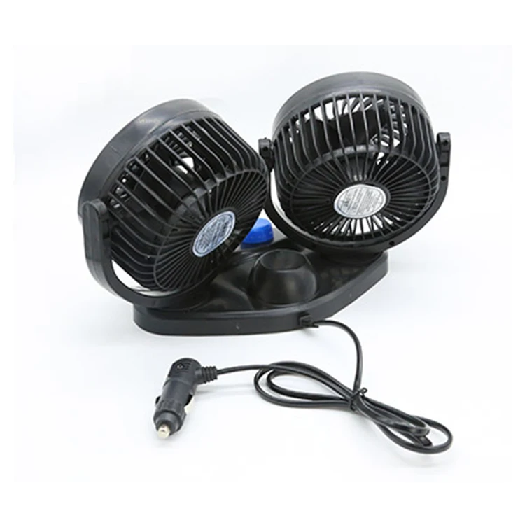 Двухсторонний автомобильный вентилятор 12 В, другие аксессуары для интерьера, автомобильный охлаждающий вентилятор, воздухоохладитель, вентиляция D/C 24 В, USB, свободная Регулировка вращения