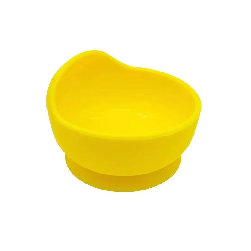 Silicone Baby Tableware Cute Cartoon Bowl Suction Feeding Bowl Baby Dinner Dishes