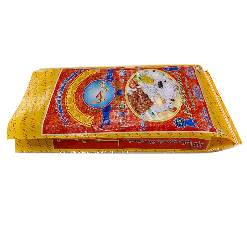 
Woven Bags Plastic Empty Rice Packing Sacks Bag Manufacturer PP Packaging Polyethylene for Sale Design Printing 50kg Agriculture 