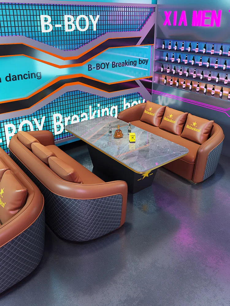 Luxury Booth Sofa Pu Leather Modern Vip Strip Night Club Bar Furniture Lounge Ktv Bar Sofa booth seating