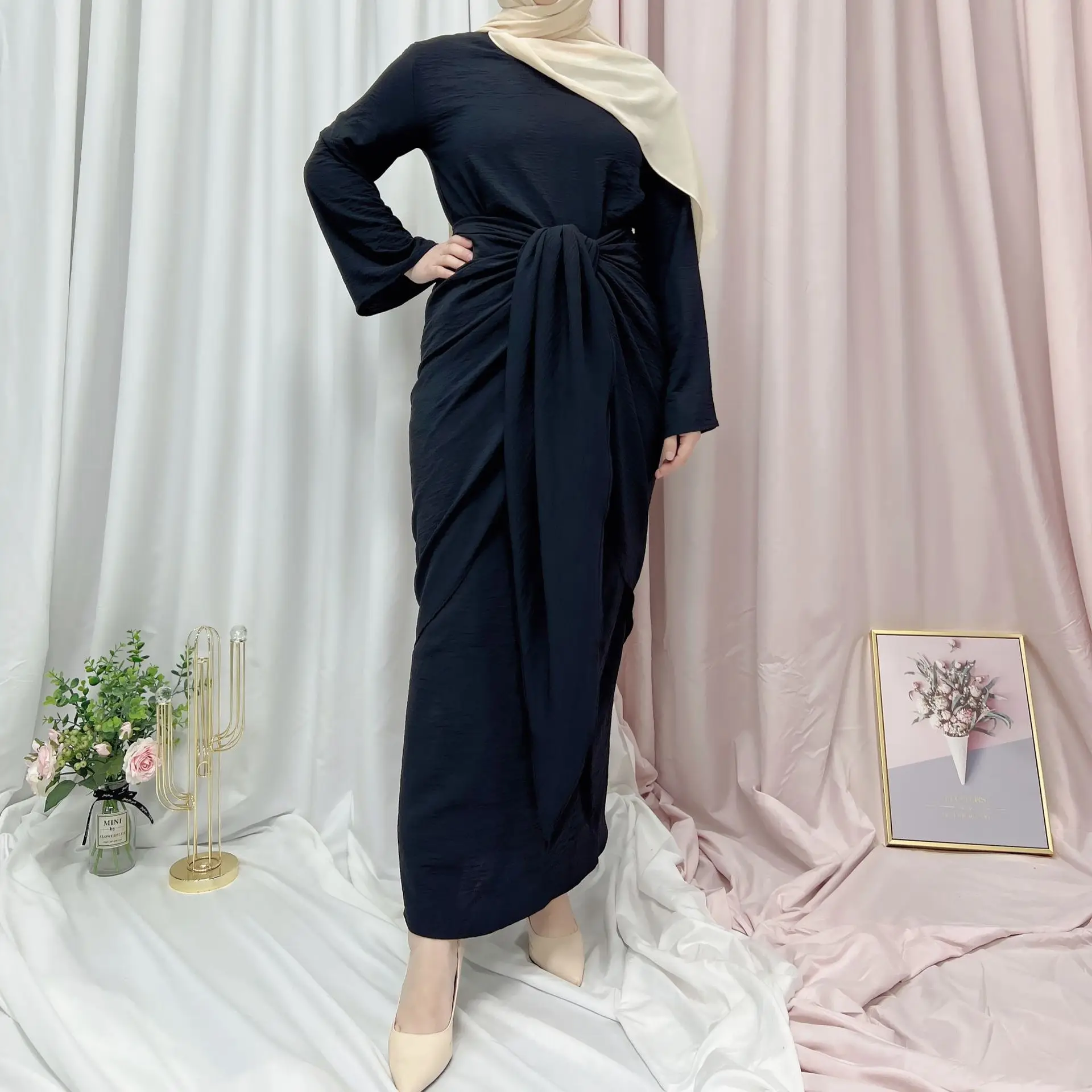 Islamic Clothing Turkey Elegant Hijab Clothing Modern Arabia Dubai Modest Women Abaya Islamic Dress