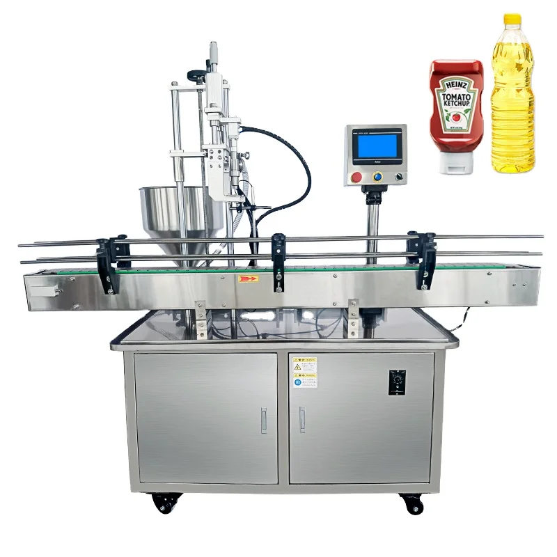 YK Single Head Touch Screen Honey Jam Nut Sauce Cream Paste Bottle Filling Machines Automatic,Hand Washing Filling Machine
