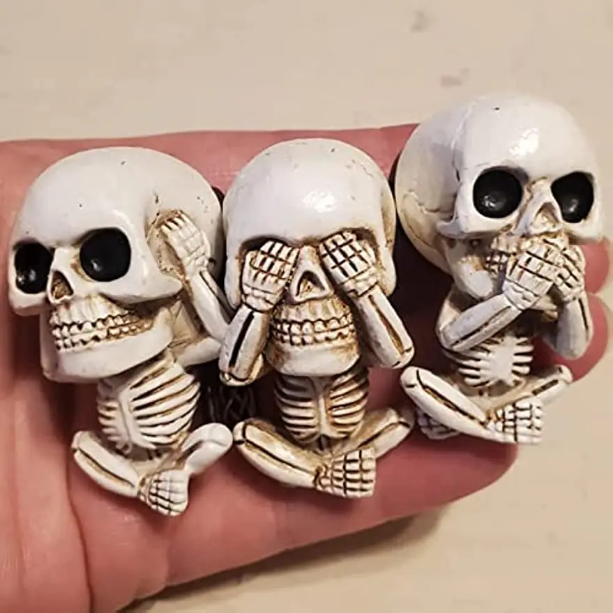 Skull Car Air Fresheners Vent Clips for Car Accessories Interior Decoration Cute Goth Skeleton Car Scents Diffuser Decor Things