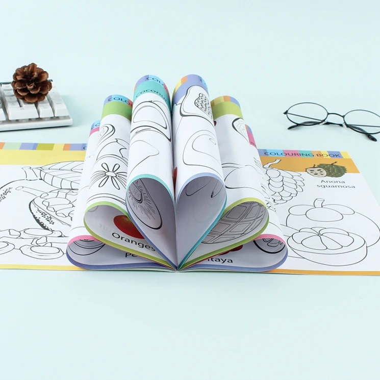 
Hot Selling Good Quality Drawing Set Coloring Custom Children Books For Kids With Pencil 