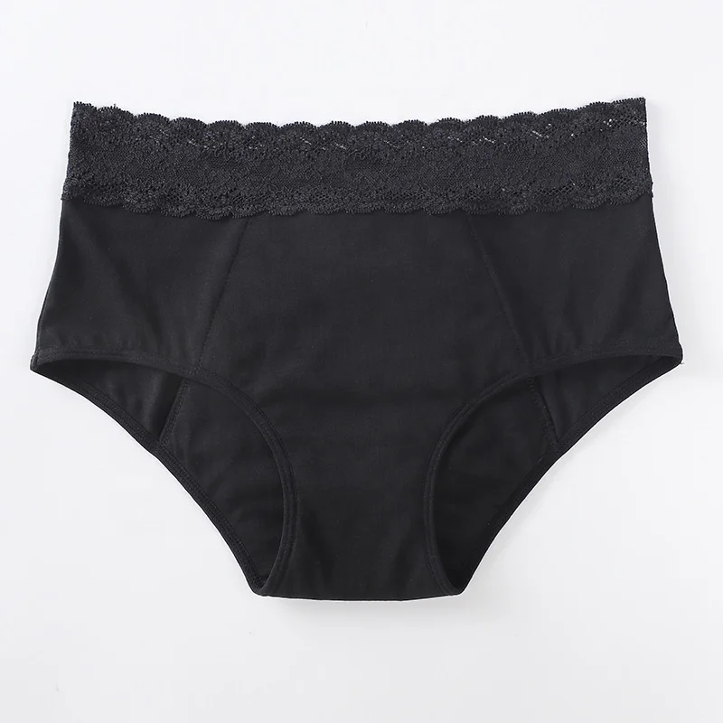 Super Absorbent 4 Layers Periods underwears Pants Fat Ladies Bamboo Underwear  Woman Period Panties For Girls