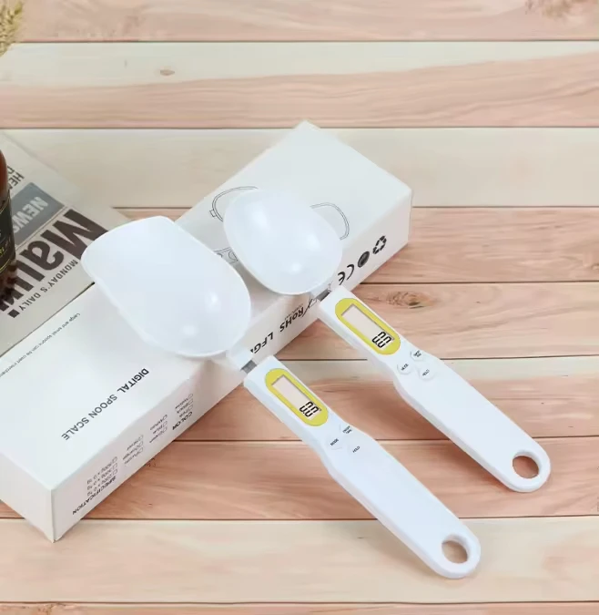 Digital 500g Measuring kitchen Spoon Portable Digital Kitchen Plastic Weight Measuring Scoop With LCD Display Spoon