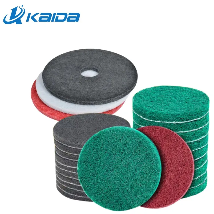 Customized 16 17 20 Inch Floor Grinding Polisher Pads Stainless Steel Polishing Pad For Stone Floor