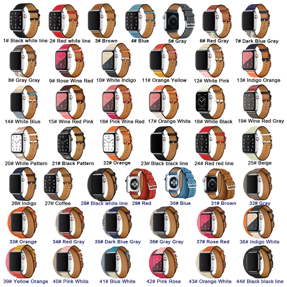  Ремешок кожаный ShanHai для Apple Watch Series 6 SE5 4 3 2 1 сменный Браслет iWatch 38/40