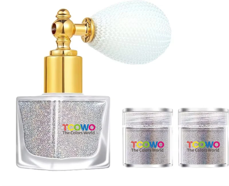 Factory Wholesale Body Glitter Make Up Brightest Holographic Face Glow Spark Hair Body Glitter Spray for Face Eye Hair Makeup