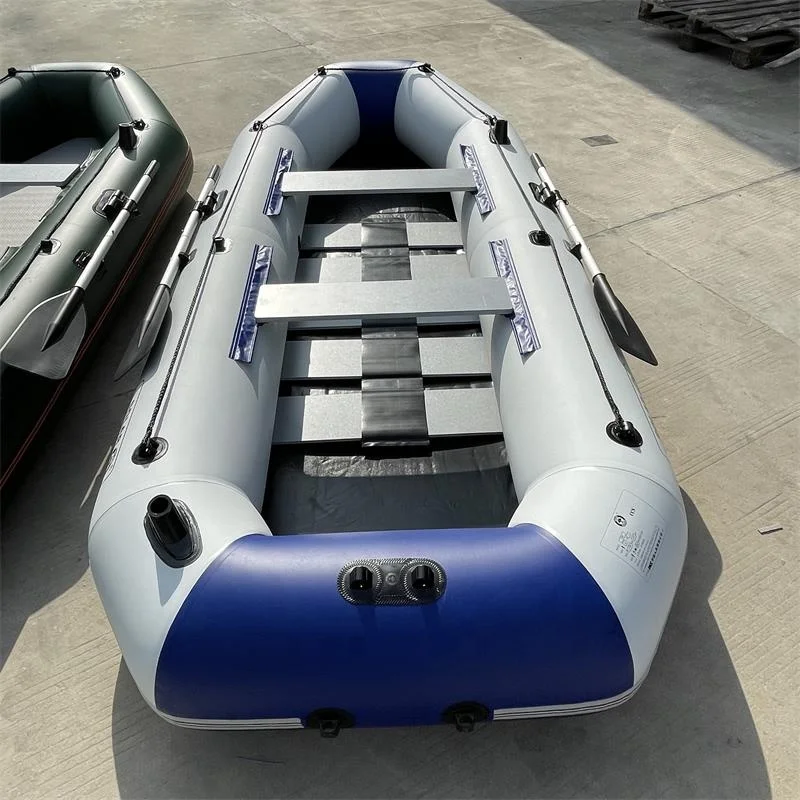 Solar Marine PVC 8.8ft Fishing Boat Inflatable Kayak 4 Persons Canoe Dinghy with Free Accessories Fashion Design