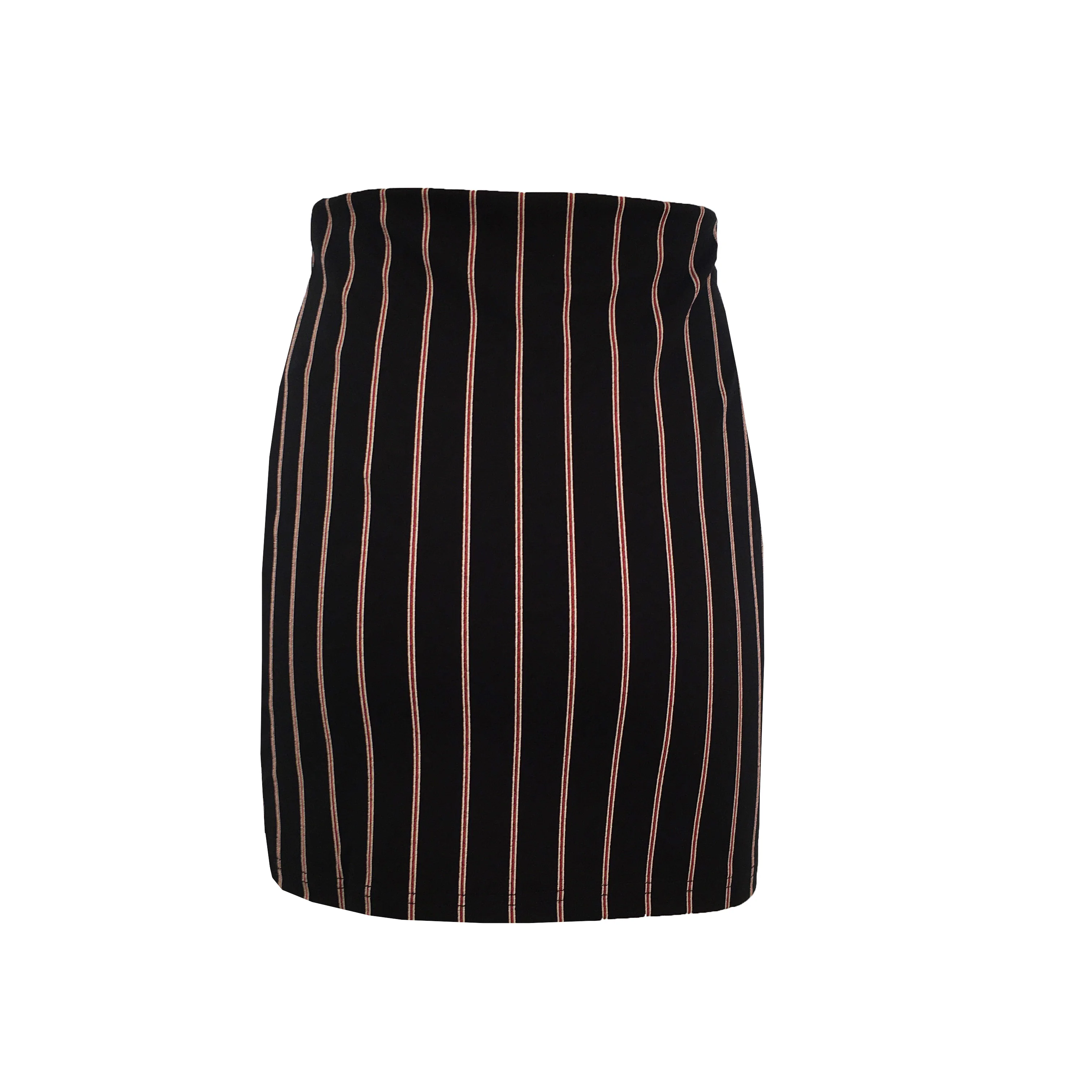 
Women Clothing Ladies Apparel Skirt-Jacquard stripes 
