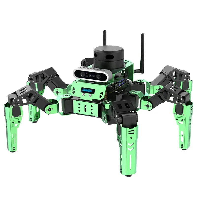 New six-legged robot teaching programming JetHexa DIY visual bionic spider SLAM radar mapping navigation JETSON NANO