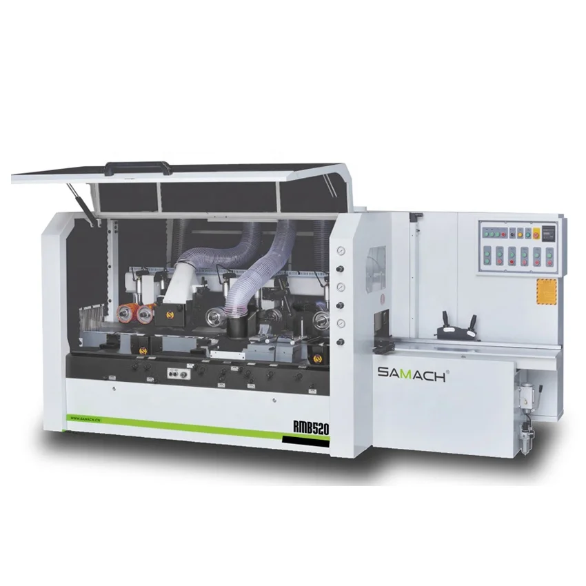 RMB520 Woodworking Machinery 4 Sides Planer Moulder Solid Wood Planer For Original Panels Four Side Moulder