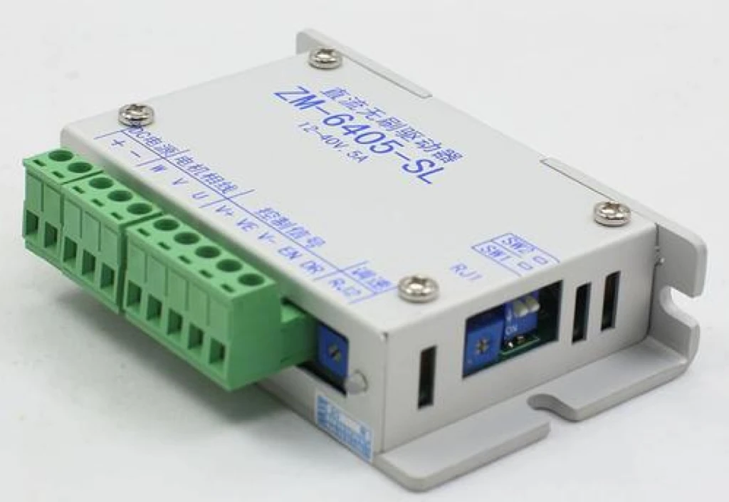 BLDC ZM-6405-SL Brushless Motor with Driver 24v 12v 3500rpm CW/CCW PWM Speed Control