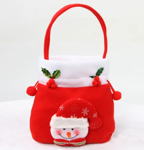 Cartoon Drawstring Bag For Children Packing Christmas Gift Toy Candy Decorate Family Party