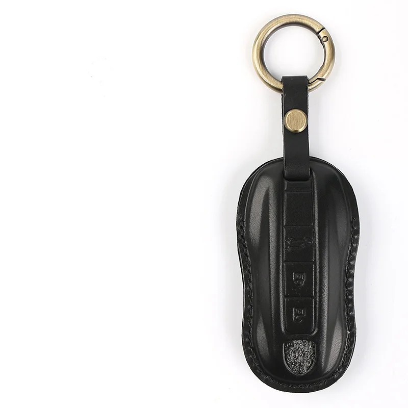 Suitable for Porsche Cayenne all-inclusive premium protection case leather car key case