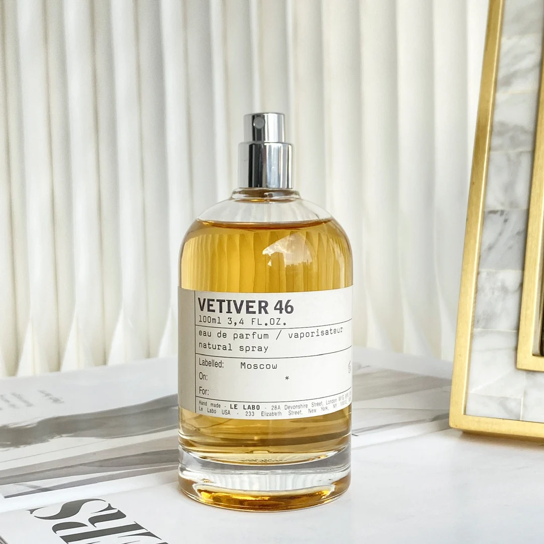 LE LABO Vetiver 46 Perfume Unisex Eau De Parfum 100 ml / 3.4 Oz Men Women Fragrance Long Lasting Spray High Quality