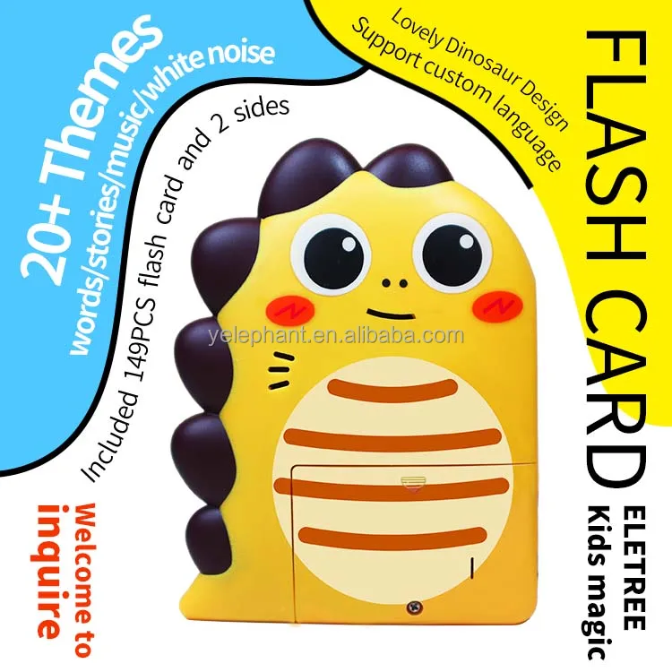 Kids Children Pvc Autistic Letter Number Learning Talking Flash Cards Speech Therapy Toys For Toddler