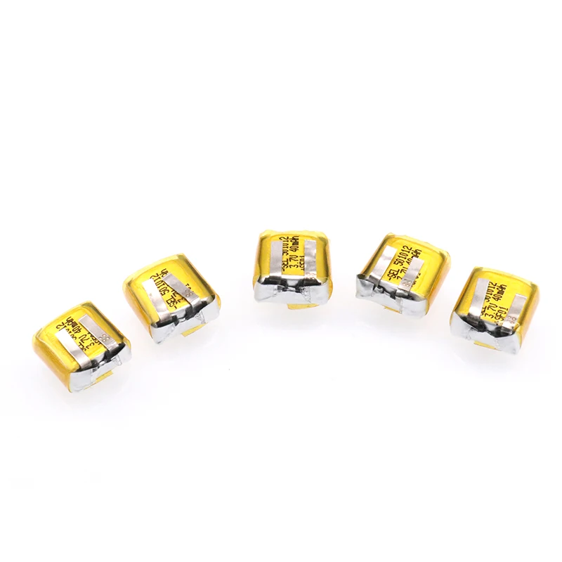 501012 3.7V Mini Capacity 40mAh Rechargeable Lithium Polymer Li-ion Battery Application Consumer Electronics
