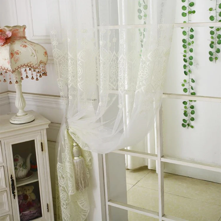 Wholesale Ready Made Embroidered Window Curtains With High Quality For The Living Room Bedroom,Luxury style Curtain