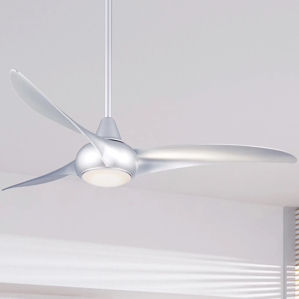Stylish Unique Design Light Wave 52' Reversible Motor Air Movement Ceiling Fan With LED Light Kit